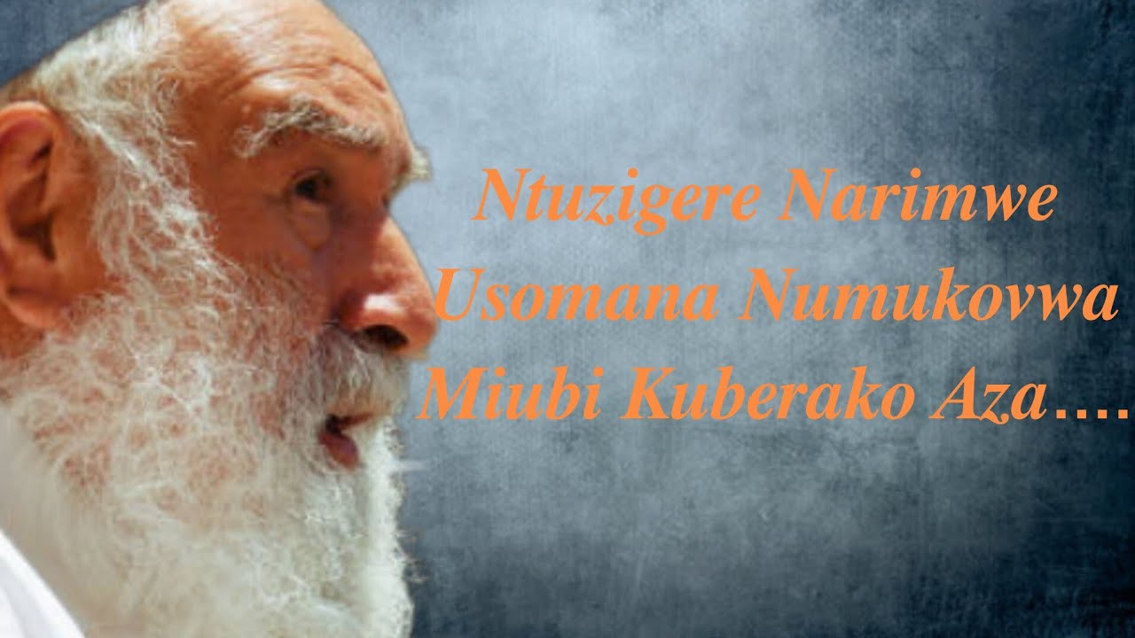 ISI N'ABANTU:NTUZIGERE USOMANA NUMUKOBWA MUBI KUBERAKO AZA..../IMIGANI YABA YAHUDI