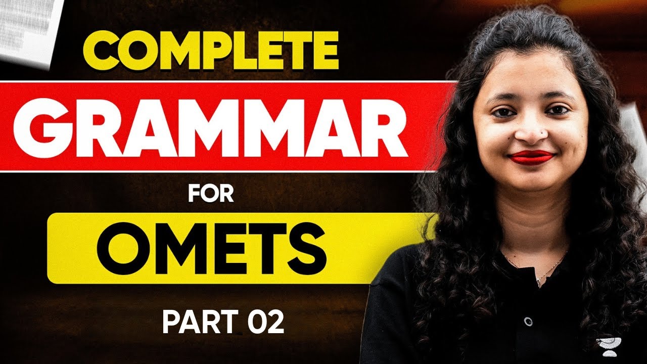 All Grammar Concepts for OMETs Explained ✍️ Ace NMAT, SNAP, XAT & CMAT (Part 2)