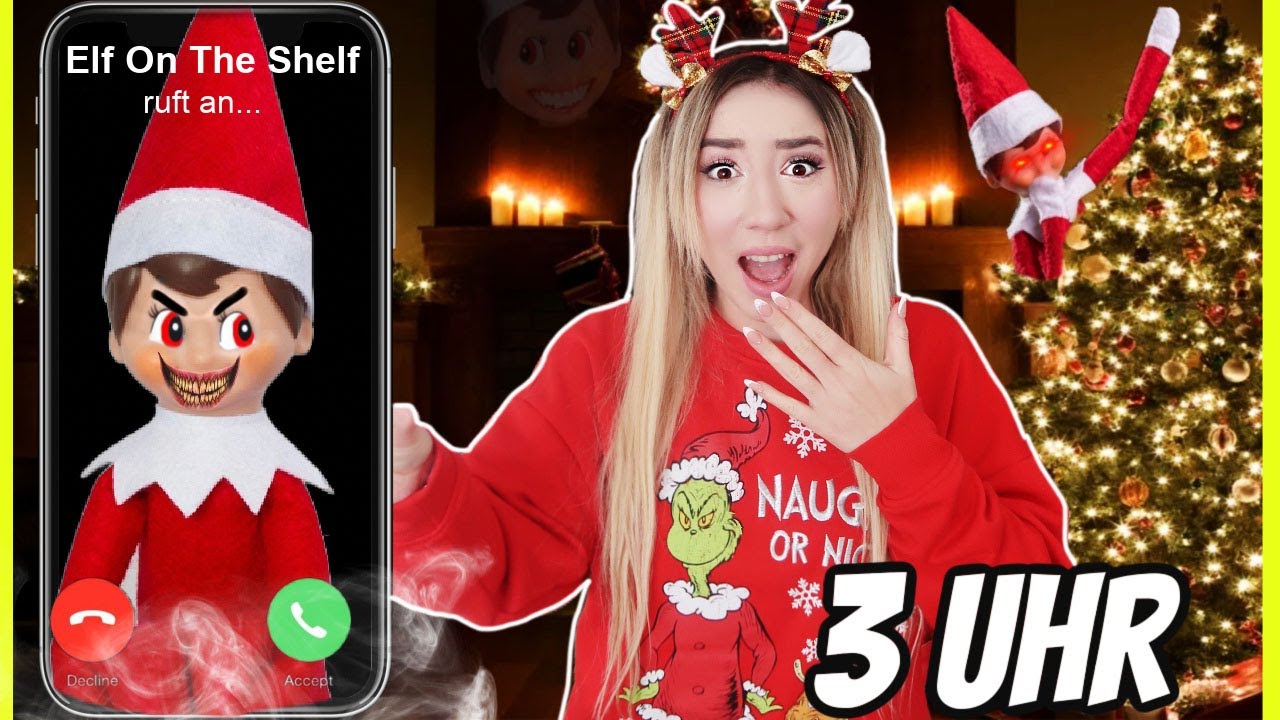 rufe elf on the shelf niemals am 1 advent um 3 uhr nachts an wenn er dich kennt - Wahrheit Grinch