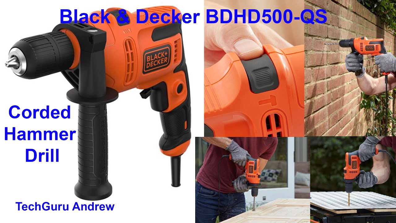 Обзор перфоратора Black & Decker BDHD500-QS