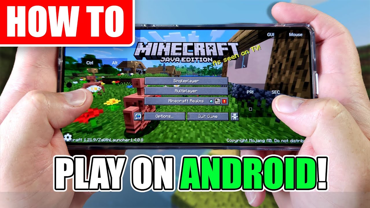 How to play Java Minecraft on Android with Zalith Launcher in 2025