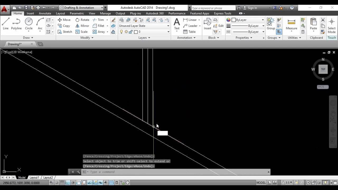 Drawing the wide flange beam