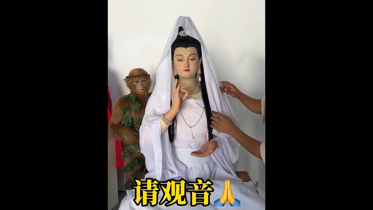 To make the wax statue of Guan Yin, #Guan Yin #Temple #