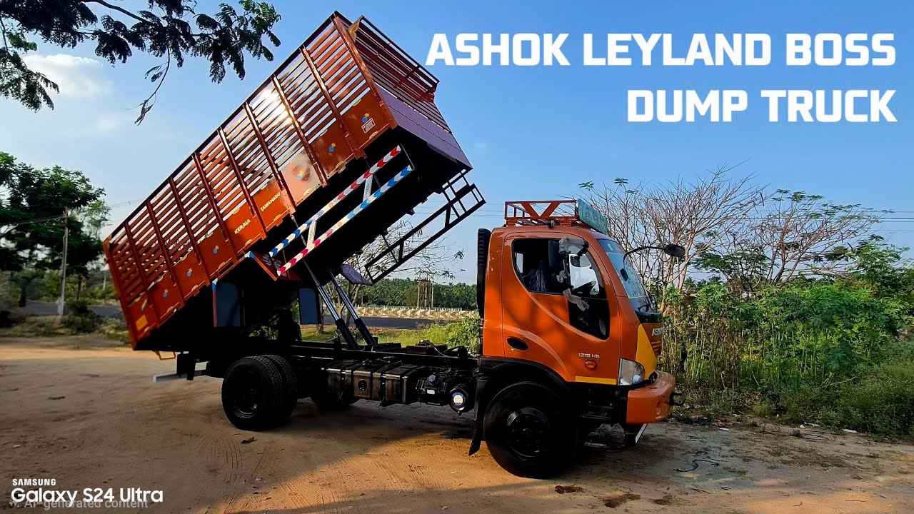 Ashok Leyland Boss Dump Truck #dumptruck #tipper #agriculture #truck 