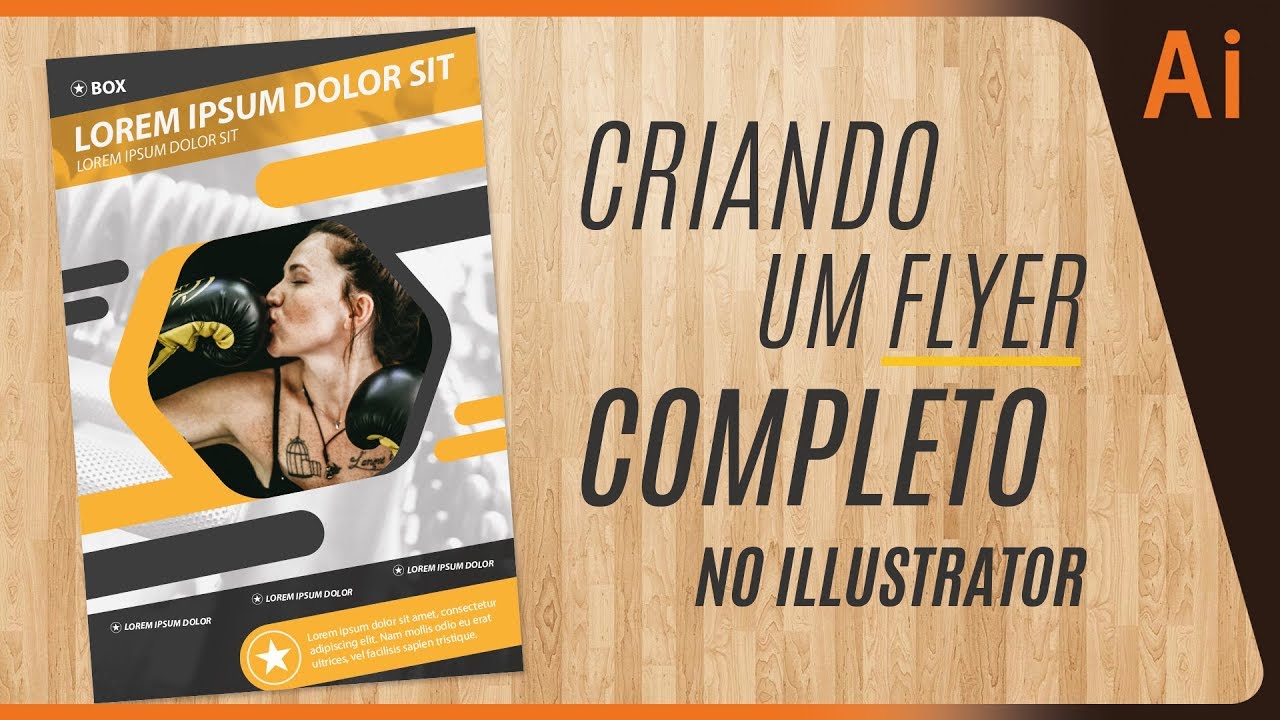 Como criar um Flyer completo no Illustrator- Configuração e exportação para gráfica