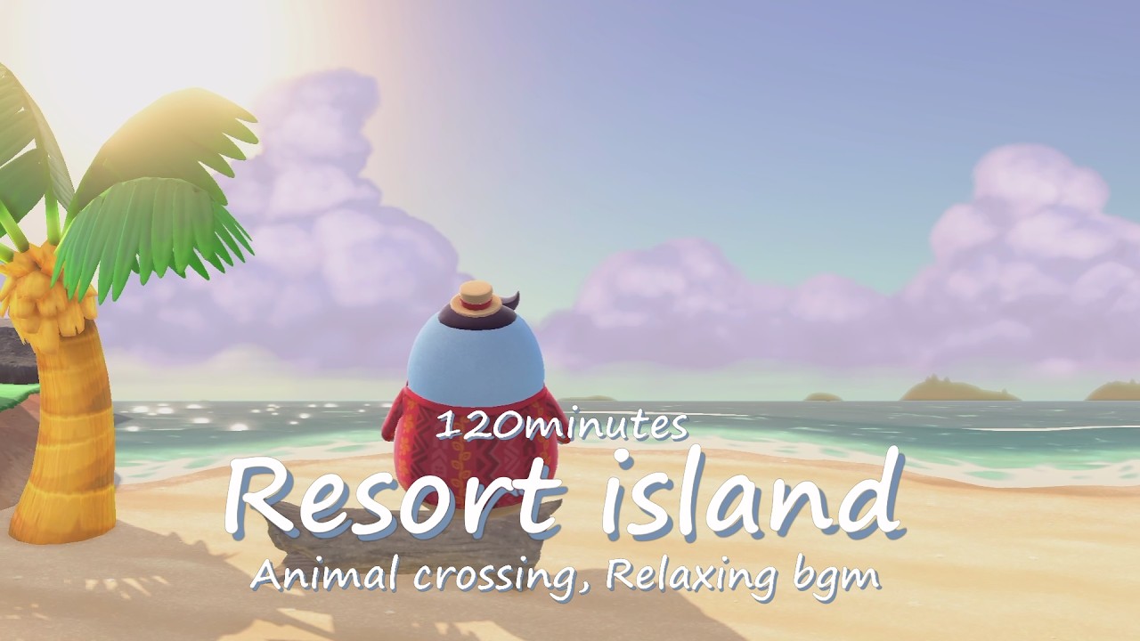 【あつ森 BGM】夕暮れ時のリゾート🐠🏝️ Relaxing BGM  | Animal crossing BGM |  朝のBGM、勉強時間、お風呂時間、眠れない夜などに 🛋️🌙