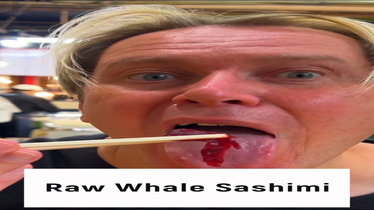 Eating RAW WHALE | Would You Try This?