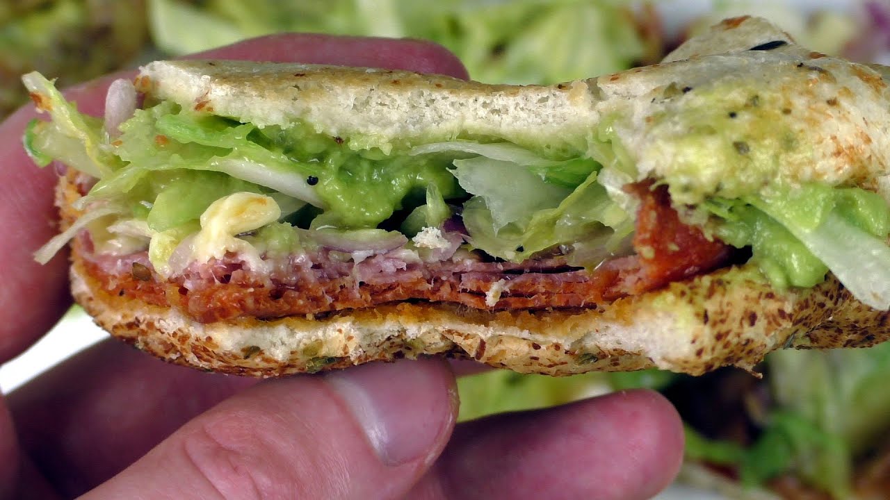 Subway Avocado Sandwich & Cookies