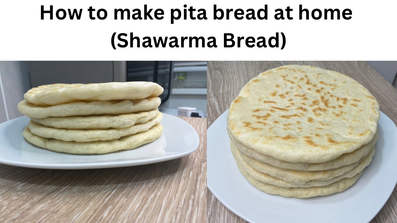 Shawarma Bread Recipe (Pita Bread ) - How to make Shawarma at Home