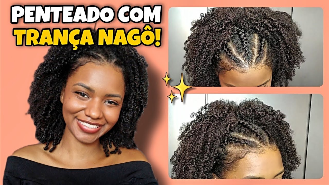 PENTEADO COM TRANÇA NAGÔ NO TOPO!