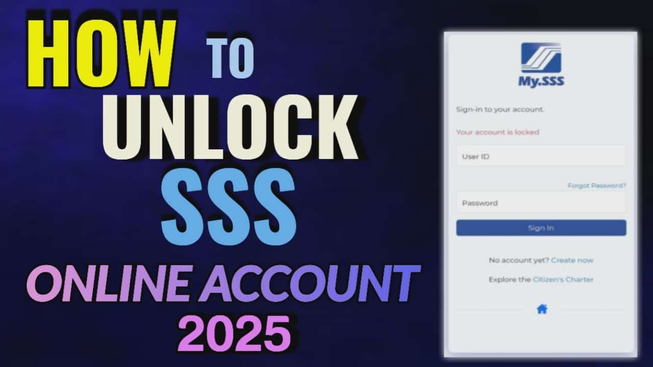 PAANO I UNLOCK ANG SSS ONLINE ACCOUNT 2025 | HOW TO UNLOCK SSS ONLINE ACCOUNT UPDATED 2025