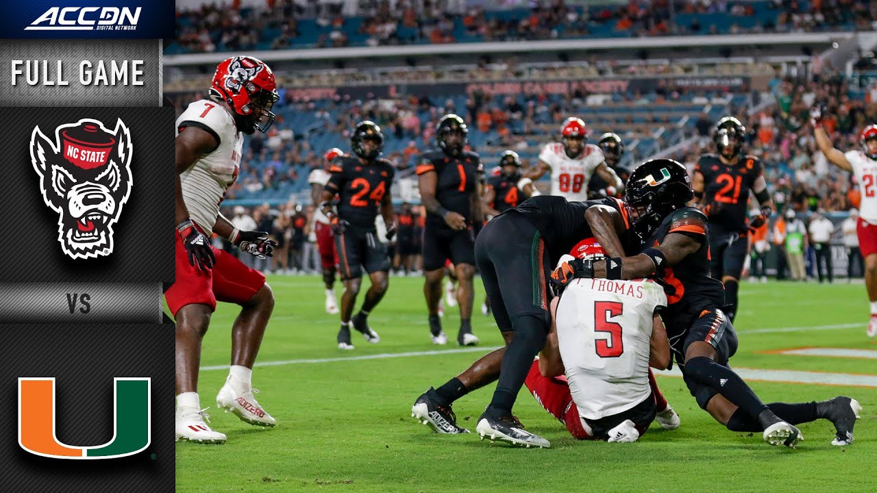 NC State vs. Miami Full game | 2021 ACC Football