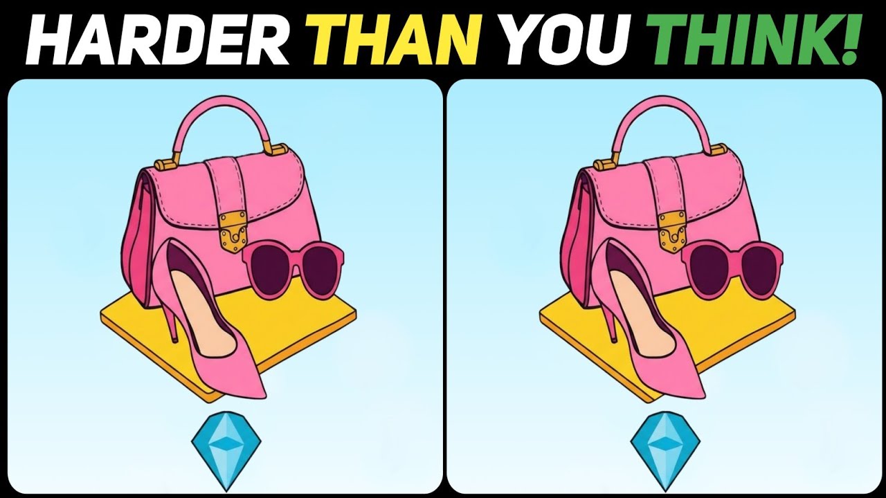 Spot the Difference Game | Eye Power & Intelligence Test🥸🔥