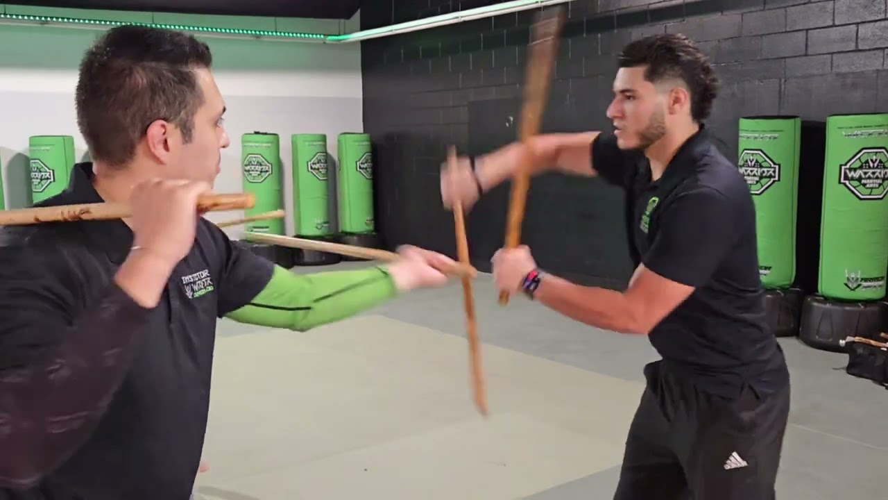 Master Apolo Ladra testing students at April 2024 Masters Gathering