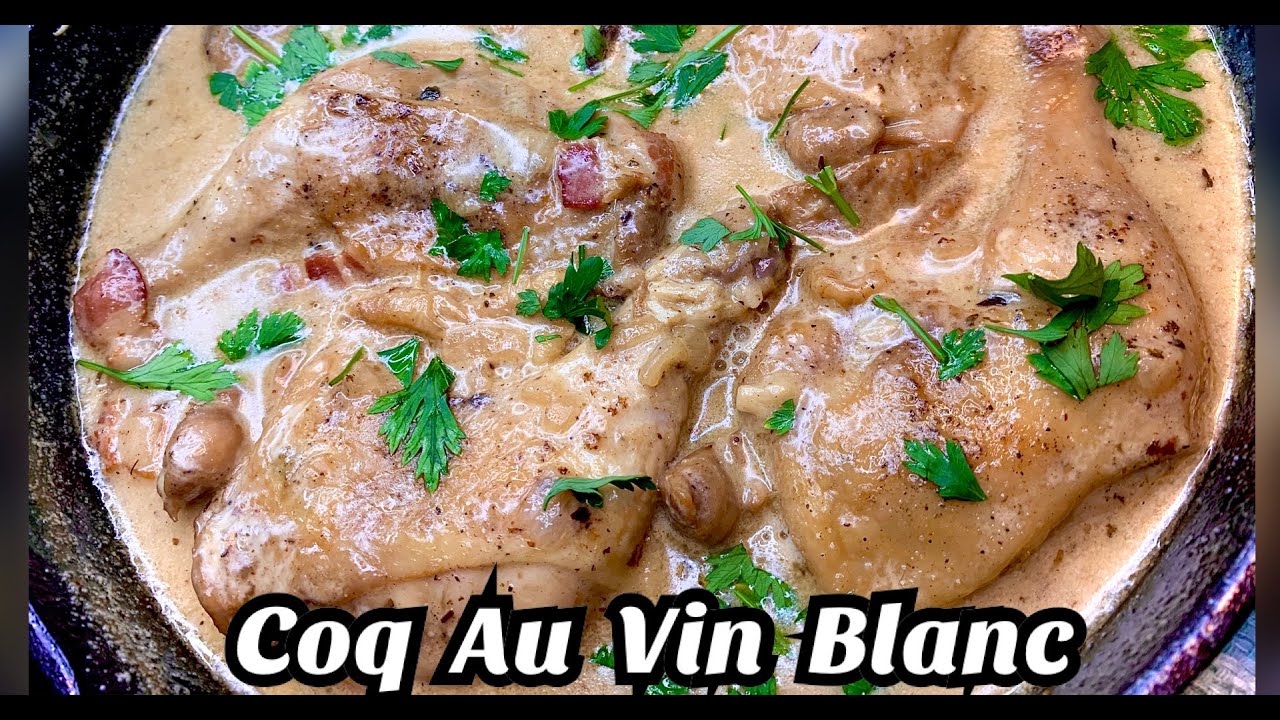 COQ AU VIN BLANC | Braised Chicken In White Wine | Recipe Unlocked