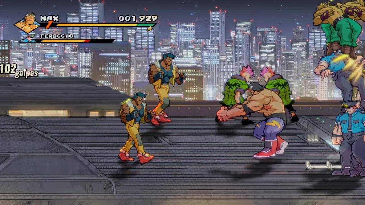 Streets of Rage 4 Stage 7 Max full combo
