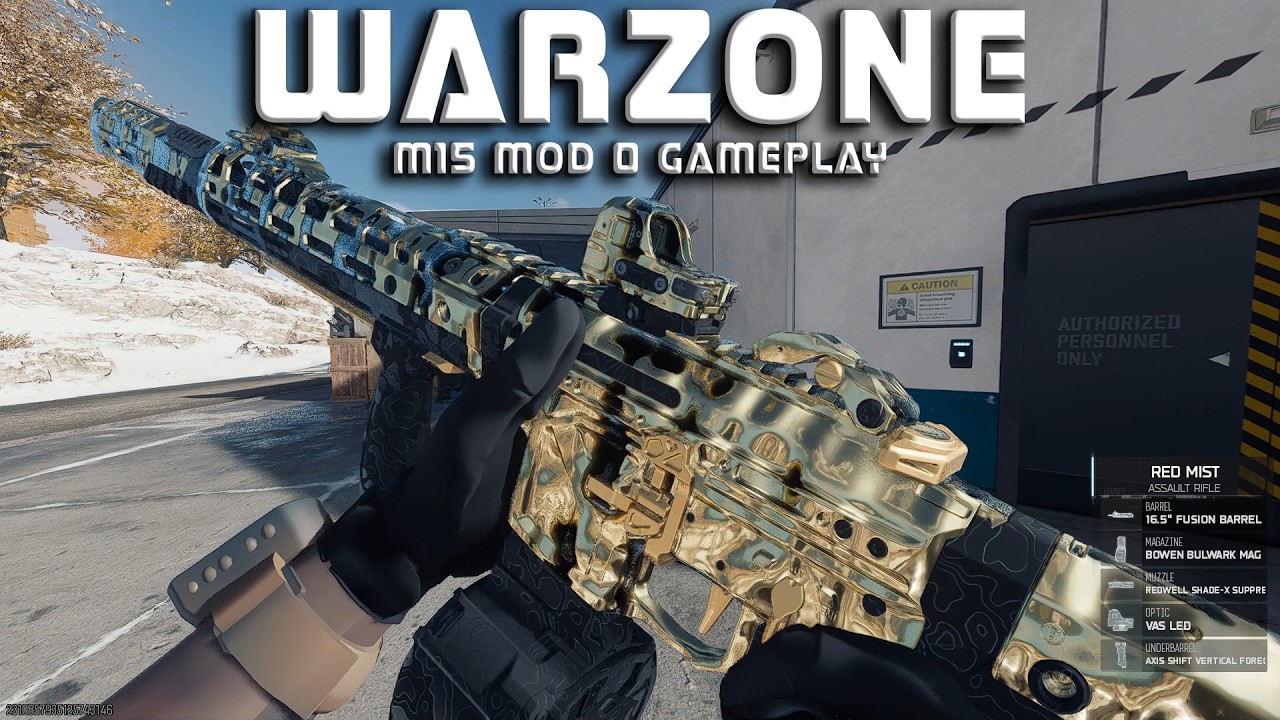 CALL OF DUTY WARZONE : M15 MOD 0 GAMEPAY ON REBRITH CASUAL 4K