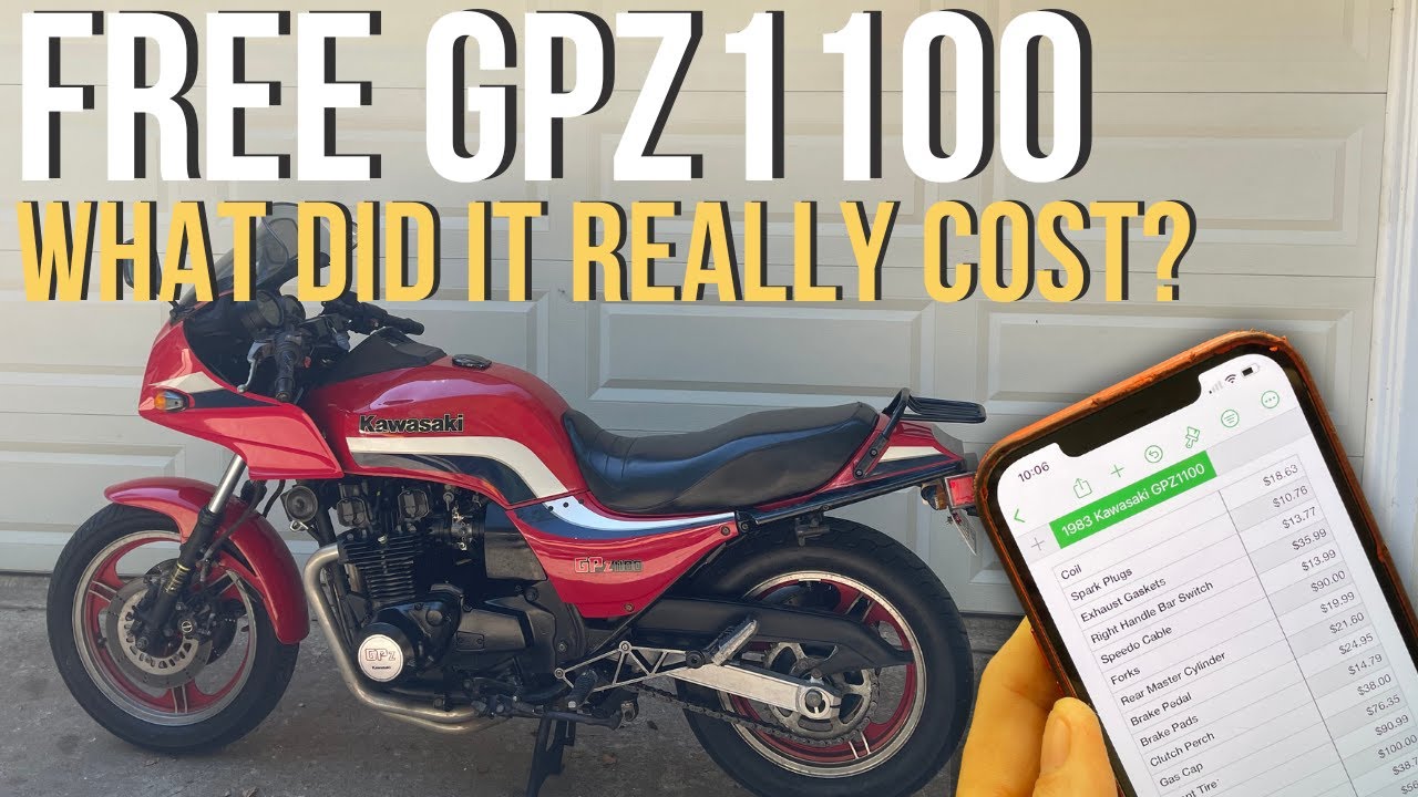 How Much Did Our FREE Kawasaki GPZ1100 Really Cost? #gpz1100 #vintagemotorcycles #motorcyclerewind