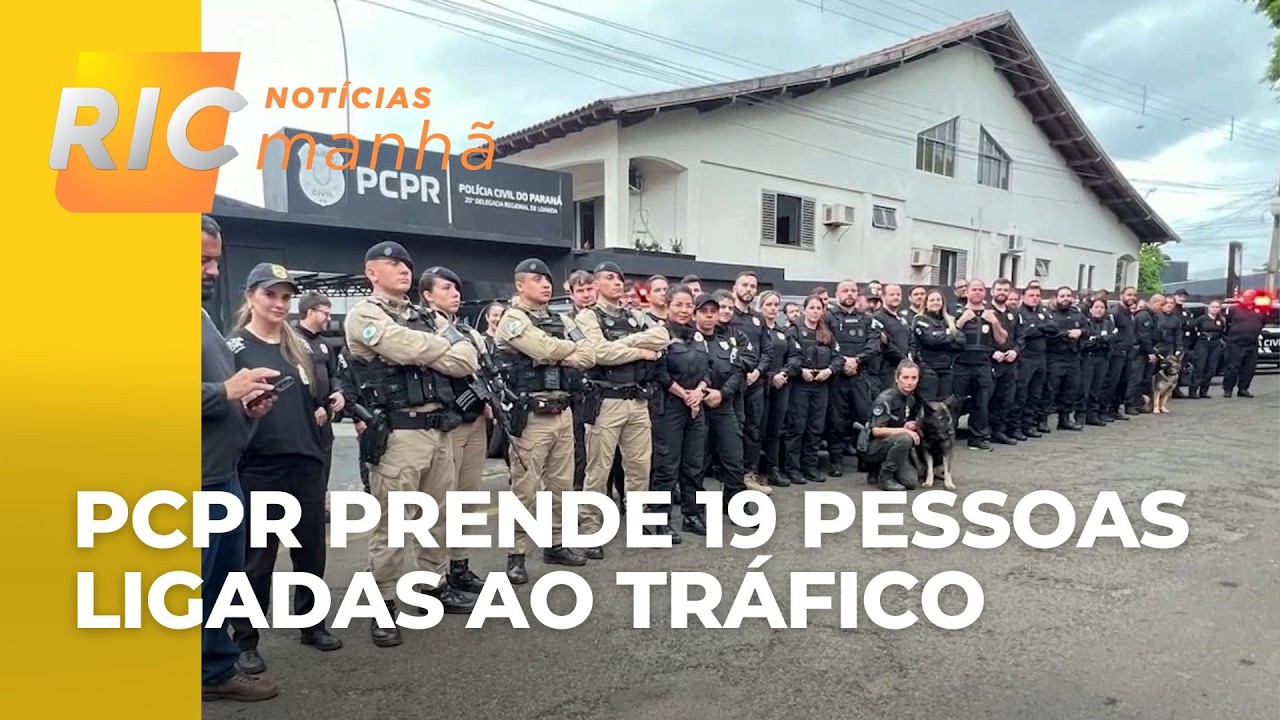 Polícia prende 19 suspeitos de participarem de grupo que distribui drogas em mais de 20 municípios