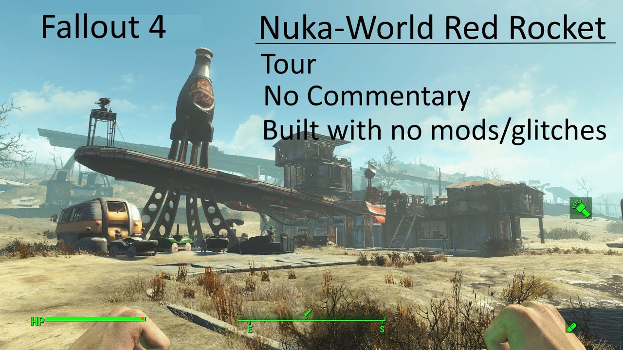 Fallout 4: Nuka-World Red Rocket Tour. Used no mods, no glitches. No Commentary.