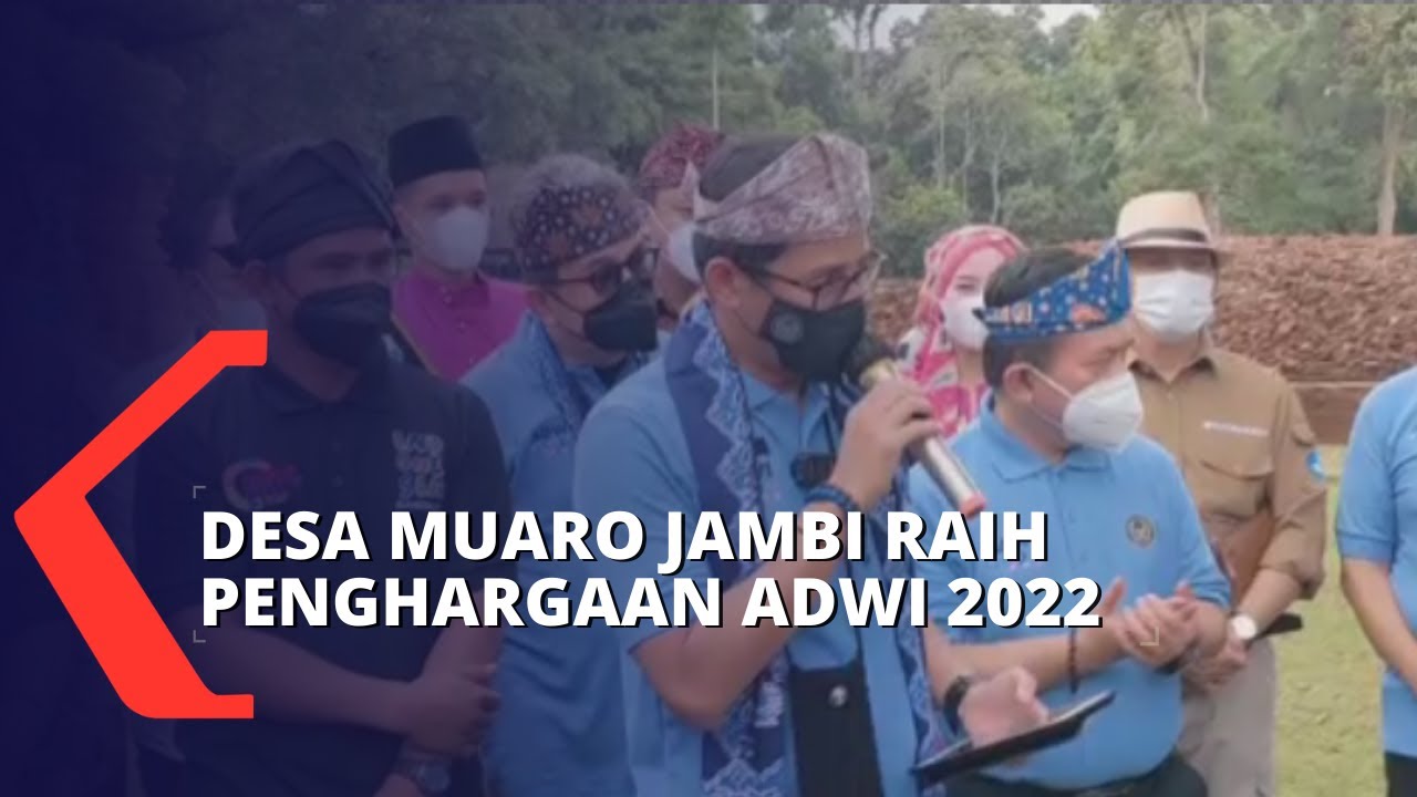 Menparekraf Berikan Penghargaan ADWI pada Desa Muaro Jambi