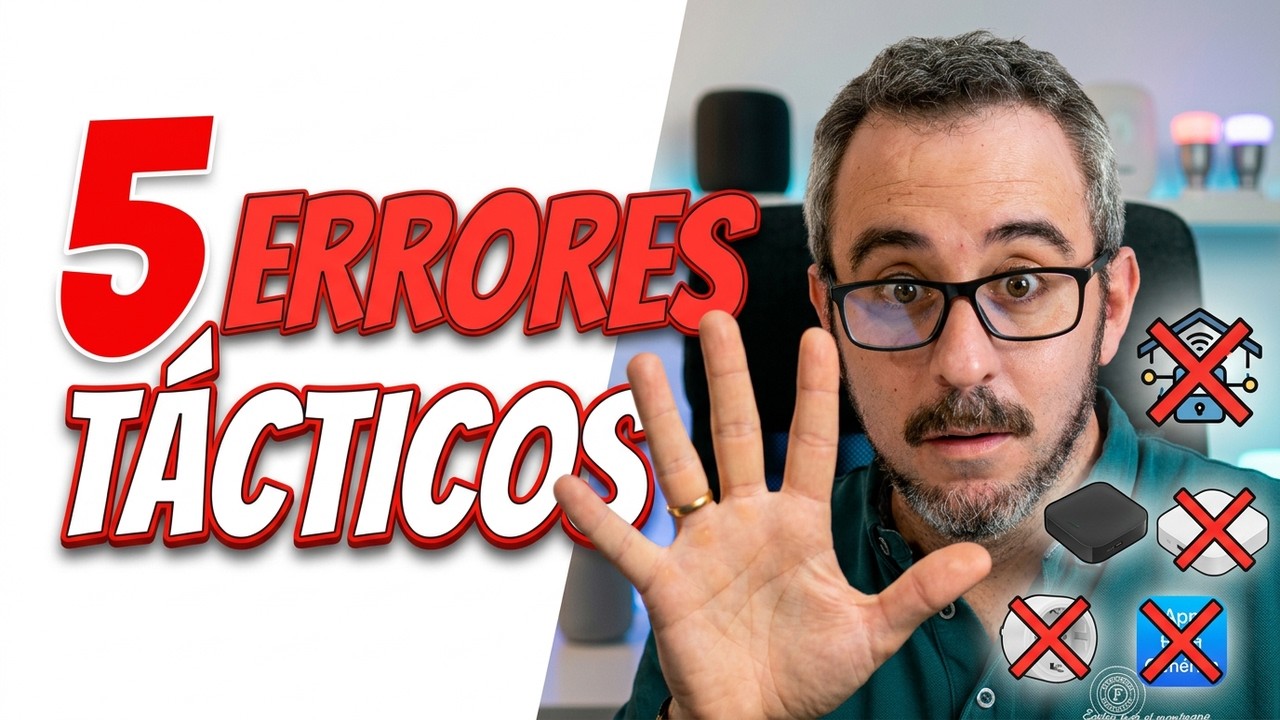 5 ERRORES que debes evitar al empezar tu casa inteligente