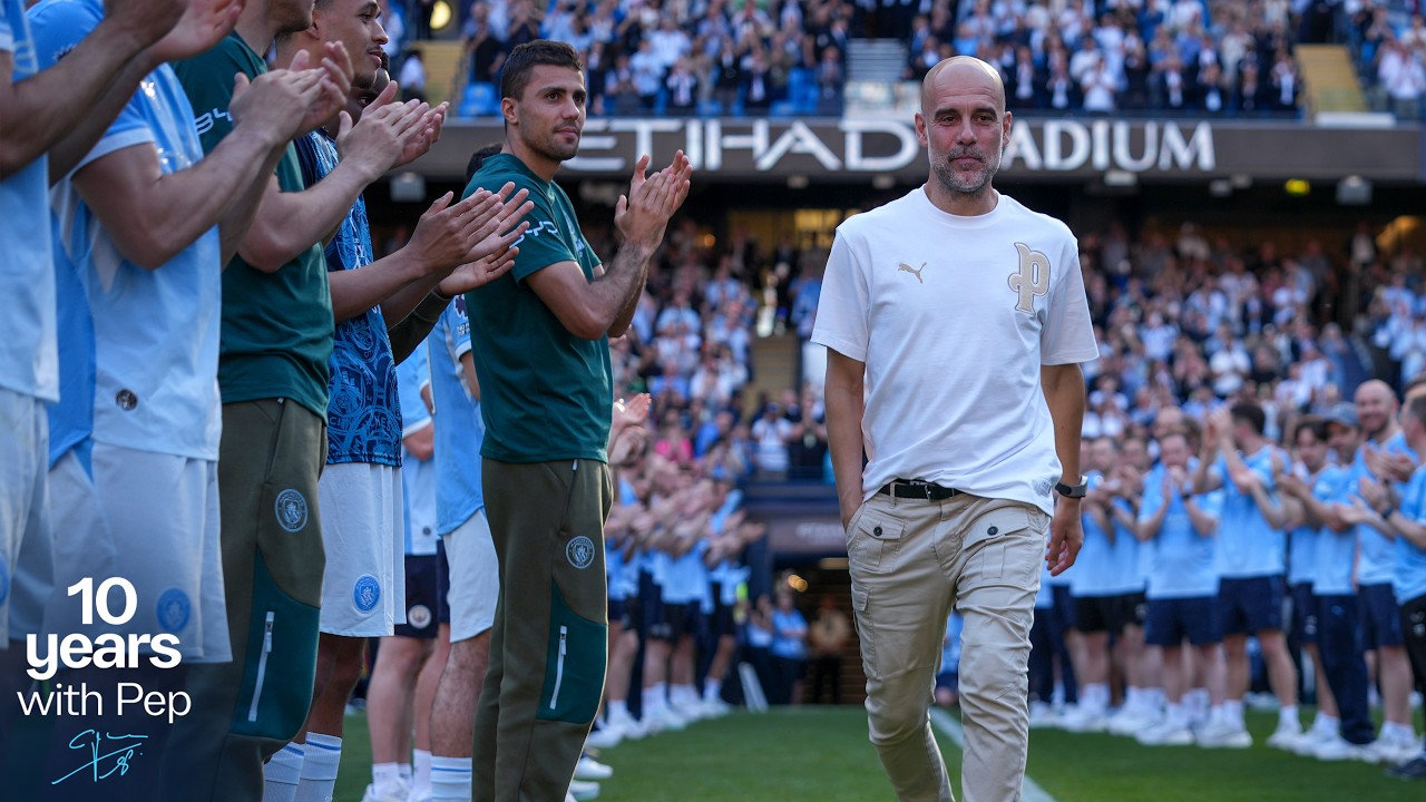 &ldquo;You made our City your home&rdquo; | Stop Crying Your Heart Out | Pep Guardiola