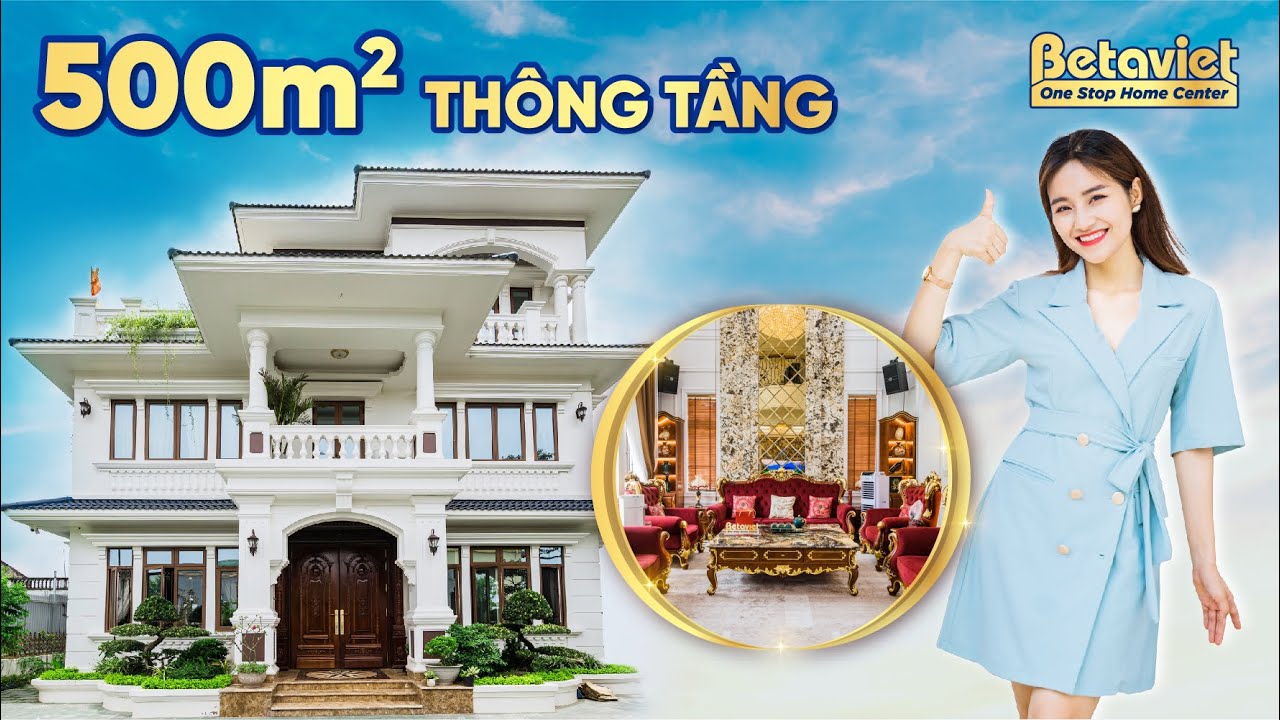 Siêu BIỆT THỰ 3 TẦNG 500m2 lấy cảm hứng từ DUPLEX THÔNG TẦNG đắt giá
