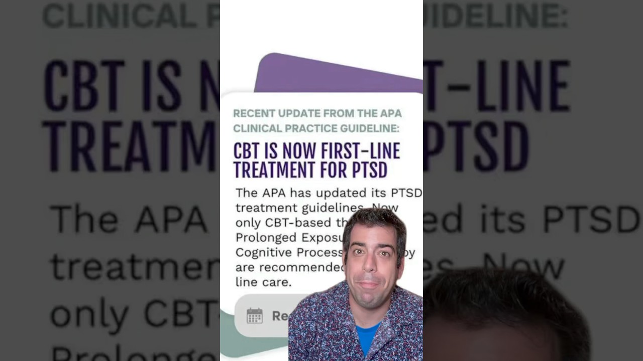 Did EMDR just get demoted? #traumatherapy #emdr #cpt #therapist