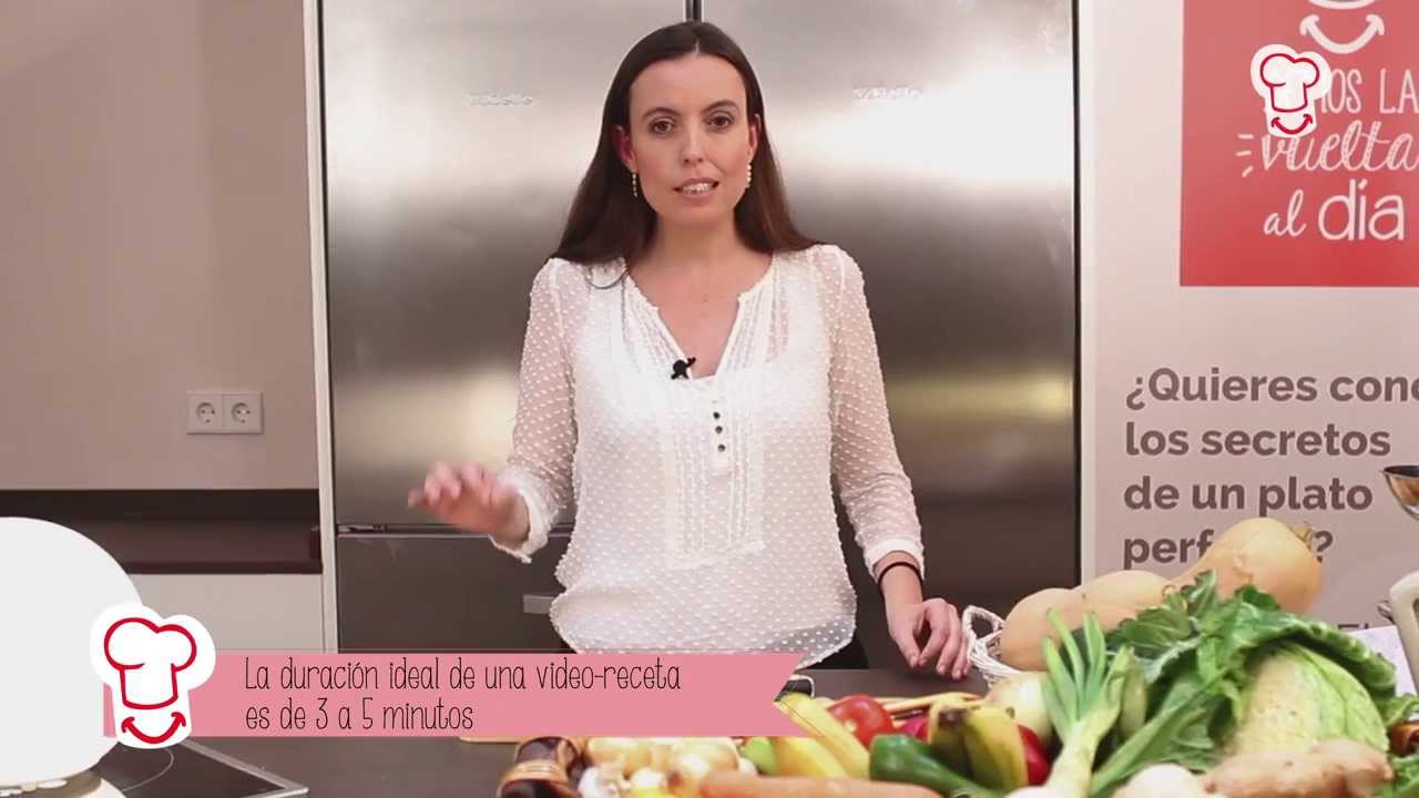 CONSEJOS PARA GRABAR UNA VIDEORECETA