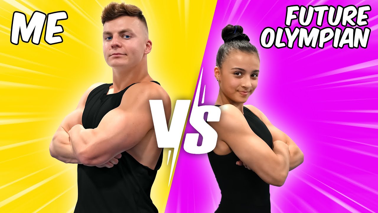 KID vs ADULT Gymnastics Competition!