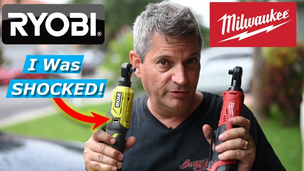 Тесты на крутящий момент и частоту вращения аккумуляторной трещотки Ryobi 3/8 дюйма и Milwaukee