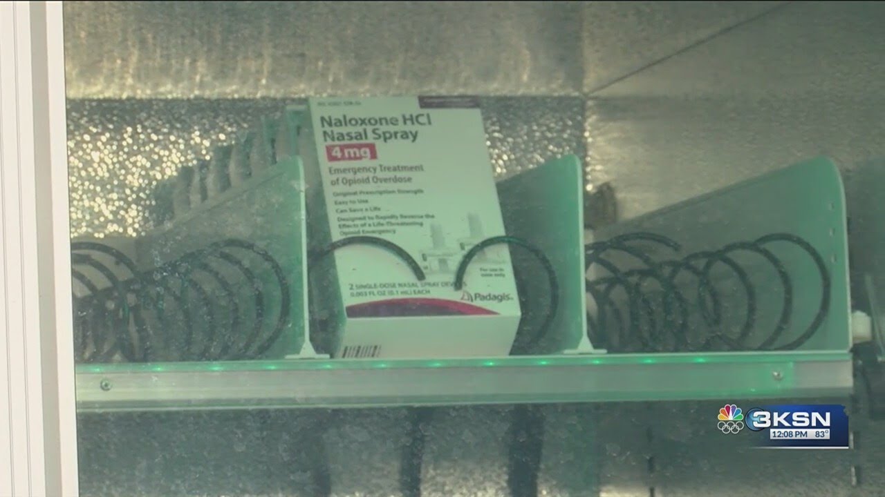 Wichita naloxone vending machine is busiest in Kansas