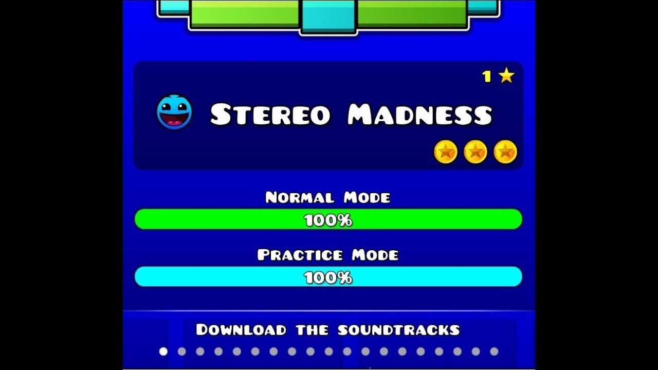 C&oacute;mo pasar nivel 1 de Geometry Dash - 3 monedas