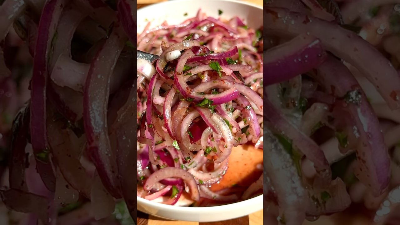 Turkish Sumac Onions (Marinated Onion Salad)