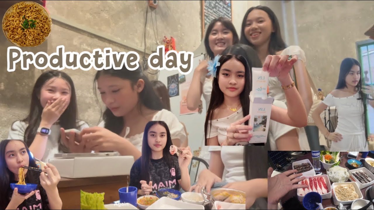 My productive day. Linbeauty/selfcare/eating✨