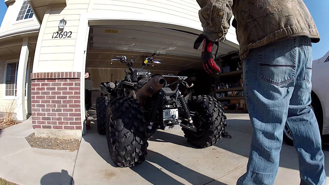 Grizzly 700 Stock Exhaust vs 2R Tip vs Barker Duals