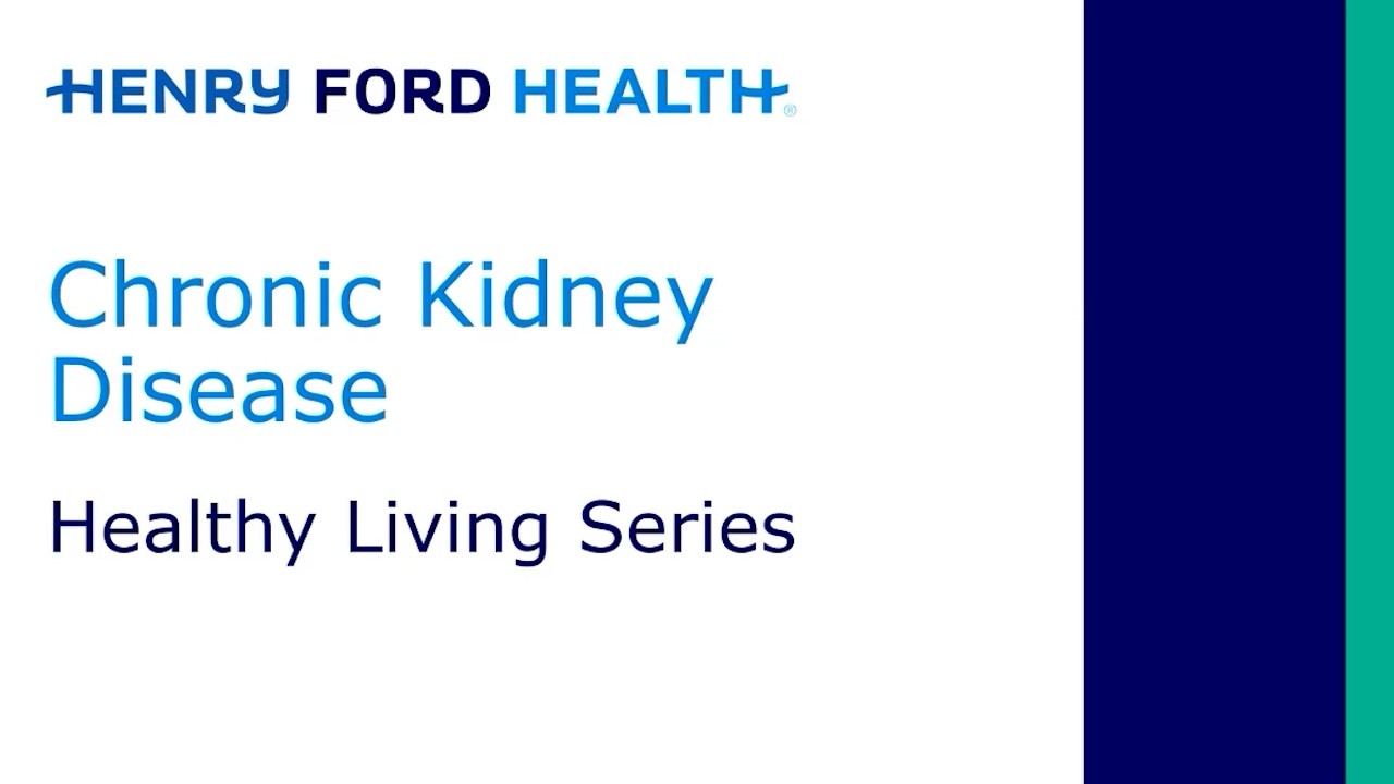 Healthy Living Lecture March 5, 2026: Chronic Kidney Disease
