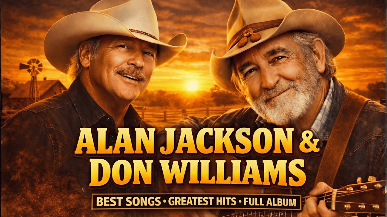 Alan Jackson & Don Williams Greatest Hits 2026🌾 Best Classic Country Legends Playlist