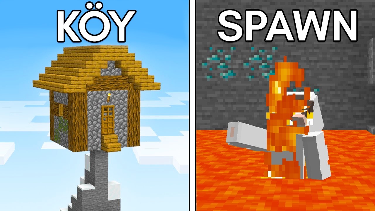Minecraft'ın En K&Ouml;T&Uuml; Seedlerini Test Ettim
