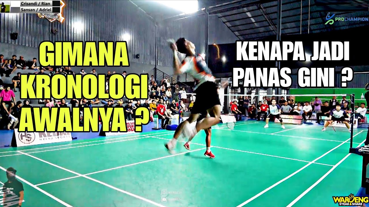 DITEMPAH DI Gideon Academy DIUJI di TARKAM Dilirik PELATNAS PBSI. Tarung PANAS SANSAN / ADRIEL