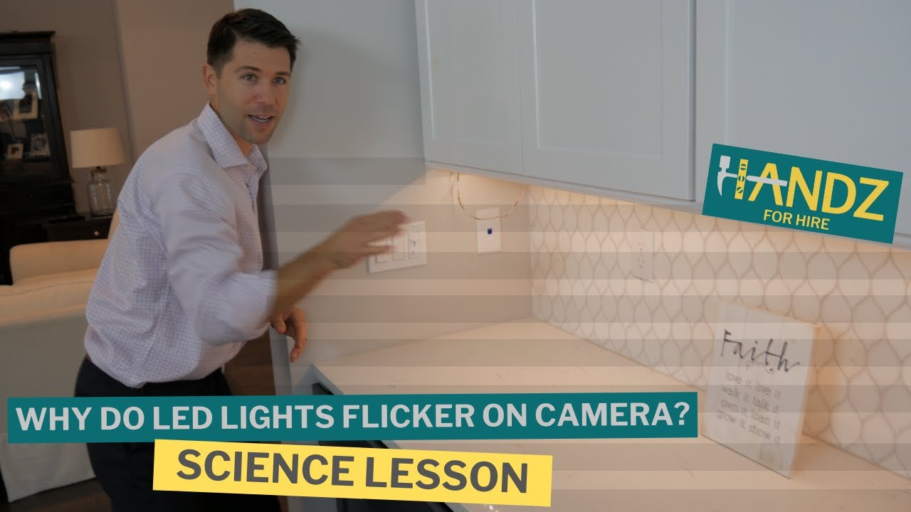 WHY DO MY LED LIGHTS FLICKER ON CAMERA?