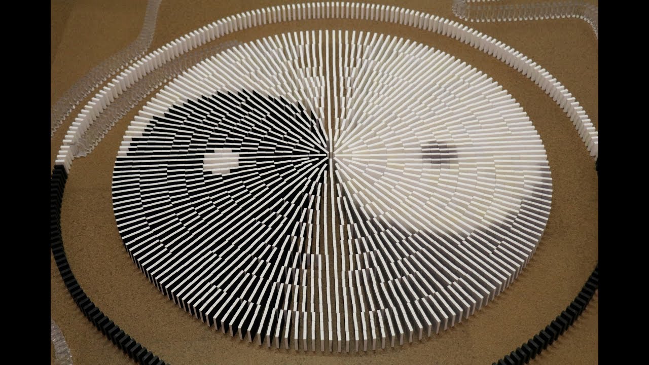 YIN YANG IN DOMINOES! 阴阳
