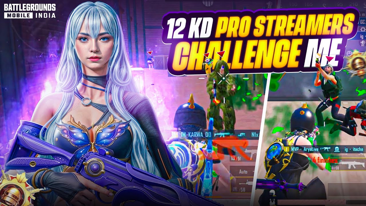 12KD PRO STREAMERS ABUSE‼️🤯CRAZY REACTION On 1v4 CLUTCHES | KadamOP Is Back 