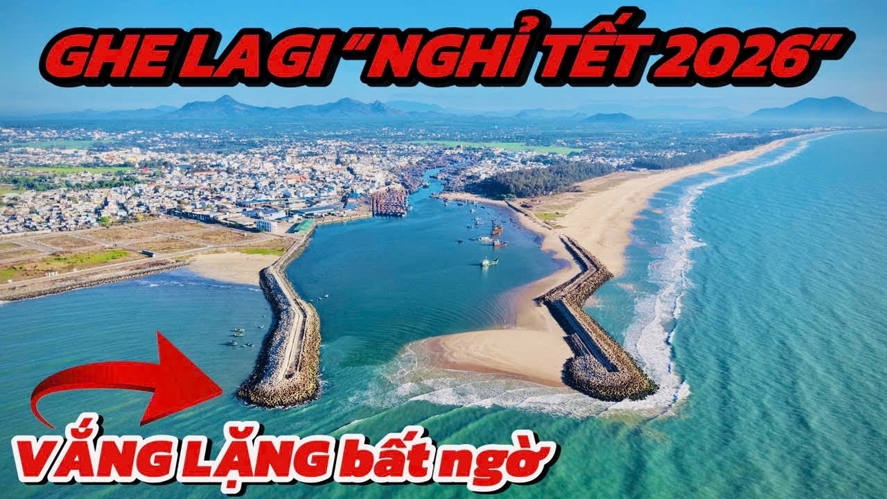SỐC! Toàn Bộ Ghe Lagi Đồng Loạt Nghỉ Tết 2026 – Cửa Biển Vắng Lặng Chưa Từng Thấy!
