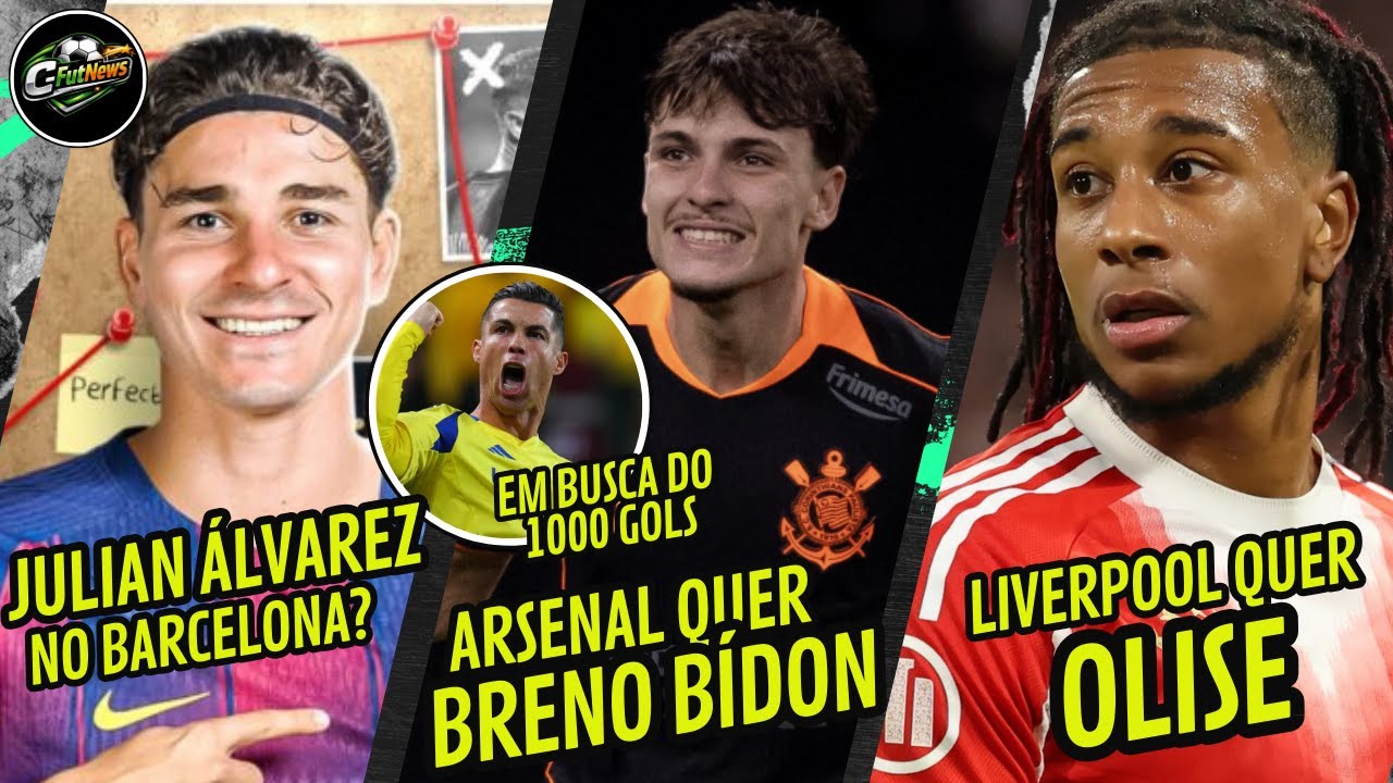 🚨BRENO BIDON ACERTANDO COM ARSENAL | LIVERPOOL QUERENDO OLISE (mercado da bola)