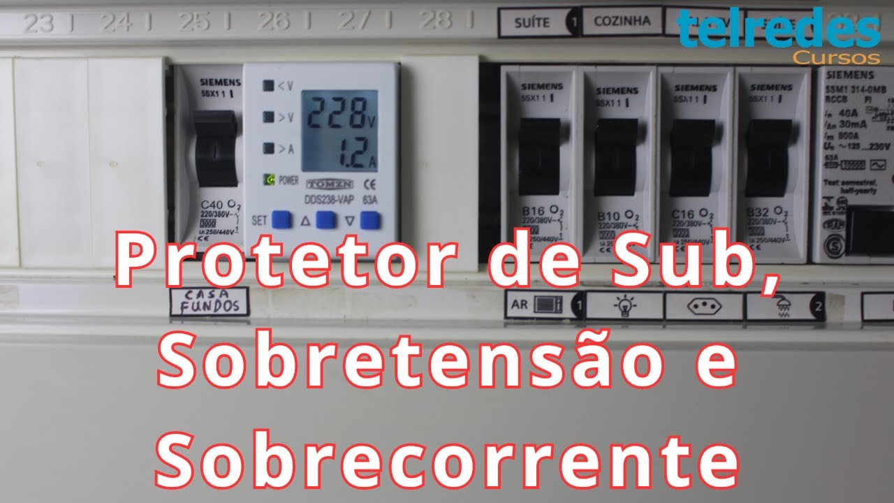 Configuração e Instalação do Protetor de Sub e Sobretensão TOMZN DDS237 VAP - Completo com Prática