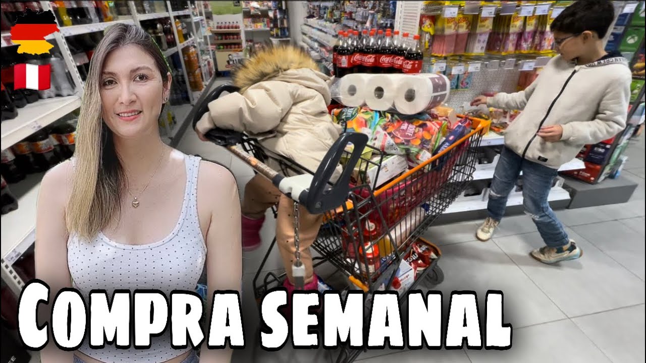 &iexcl;As&iacute; es hacer mercado en Alemania! 🛒 Nuestra compra semanal 🇩🇪 | Shirley Tocic