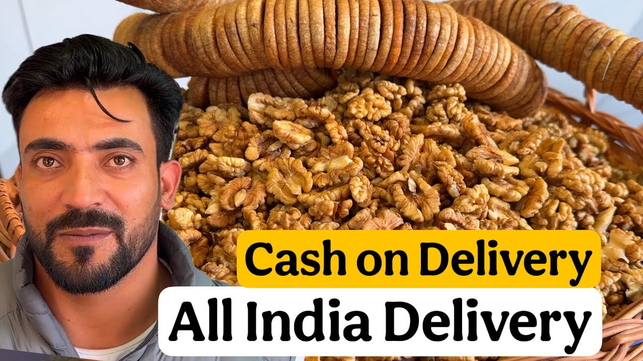 Badam Dry Fruits Kashmir | Akhrot ₹450, Shilajit ₹100/g | All India Delivery