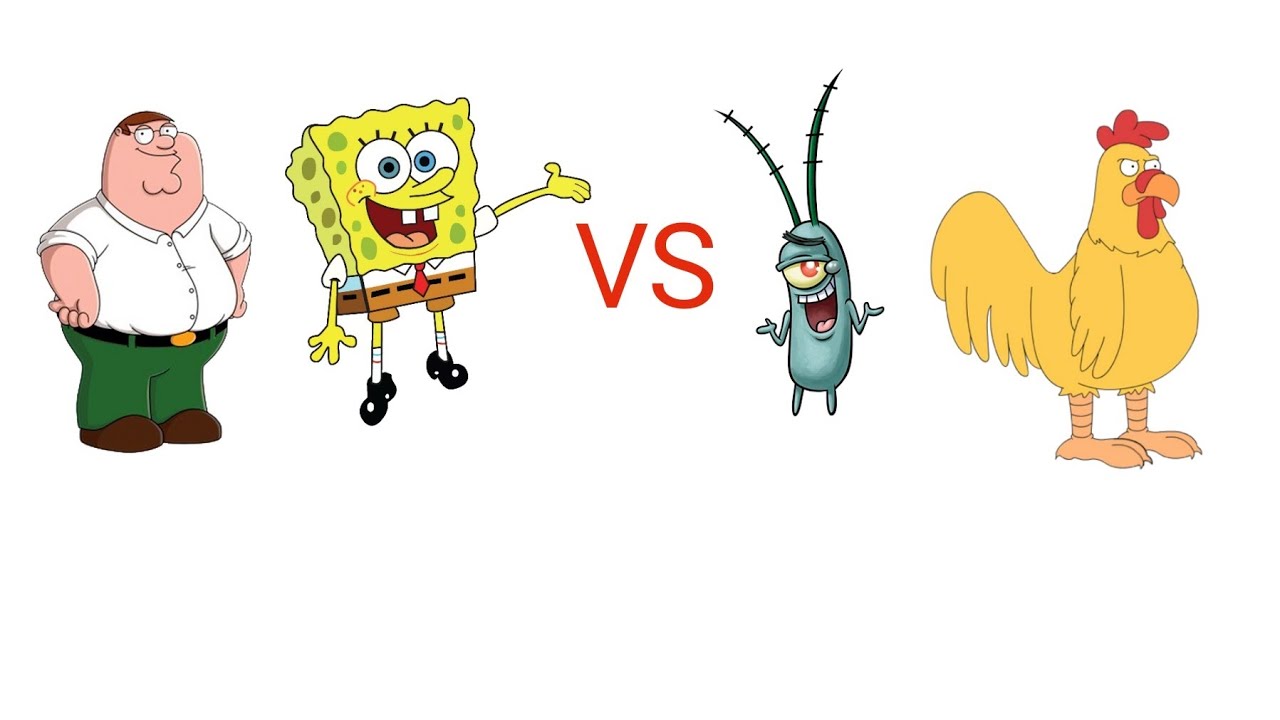mugen spongebob/Peter griffin vs plankton/Ernie the giant chicken